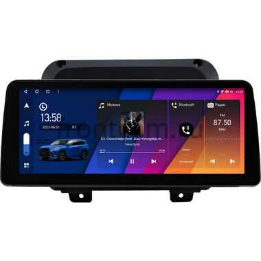 Jeep Wrangler 4 (JL) 2017-2023 12.3 дюйма Canbox H-Line 7814-0854 на Android 10 (4G-SIM, 4/64, DSP, QLed) BMW Style