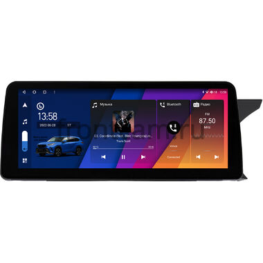 Mercedes-Benz C-klasse (w204) 2011-2015 (руль справа) 12.3 дюйма Canbox H-Line 7813-0925 на Android 10 (4G-SIM, 4/32, DSP, QLed) BMW Style