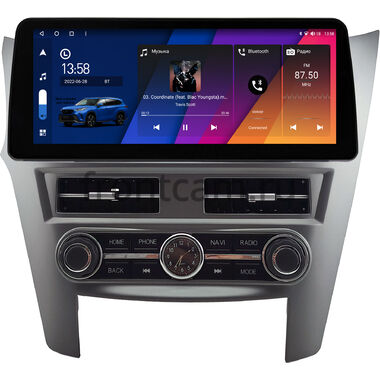 Subaru Legacy 5, Outback 4 2009-2014 (серая, левый руль) 12.3 дюйма Canbox M-Line 7812-0977 на Android 10 (4G-SIM, 4/64, DSP, QLed) BMW Style
