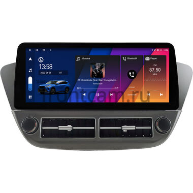 Hyundai Solaris 2 2017-2024 (серая) 12.3 дюйма Canbox H-Line 7813-0979 на Android 10 (4G-SIM, 4/32, DSP, QLed) BMW Style