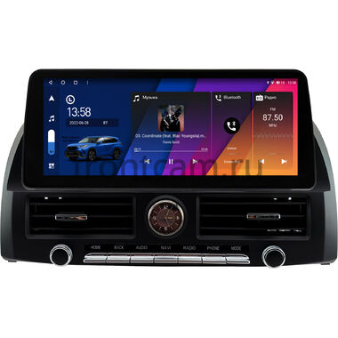 Toyota Camry XV30 2001-2006 (черная) 12.3 дюйма Canbox H-Line 7814-1357 на Android 10 (4G-SIM, 4/64, DSP, QLed) BMW Style