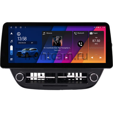 Hyundai Solaris 2 2017-2020 (черная глянцевая) 12.3 дюйма Canbox H-Line 7813-1582 на Android 10 (4G-SIM, 4/32, DSP, QLed) BMW Style