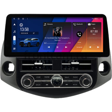 Toyota RAV4 3 (XA30) 2005-2016 12.3 дюйма Canbox H-Line 7814-1588 на Android 10 (4G-SIM, 4/64, DSP, QLed) BMW Style