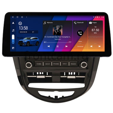 Hyundai Solaris 2010-2017 12.3 дюйма Canbox H-Line 7810-1603 на Android 10 (4G-SIM, 8/256, DSP, QLed) BMW Style