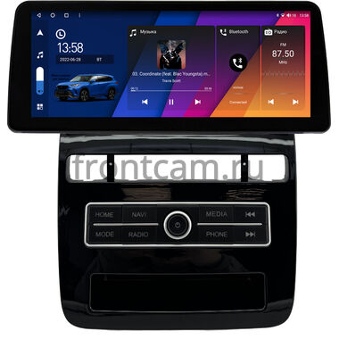 Volkswagen Touareg 2 2010-2018 (для авто с RCD 550) 12.3 дюйма Canbox H-Line 7814-1665 на Android 10 (4G-SIM, 4/64, DSP, QLed) BMW Style