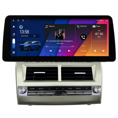 Toyota Camry XV40 2006-2011 (вид 1)  12.3 дюйма Canbox M-Line 7811-1666 на Android 10 (4G-SIM, 2/32, DSP, QLed) BMW Style