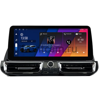 Jeep Grand Cherokee 4 (WK2) 2013-2022 (Тип B)  12.3 дюйма Canbox H-Line 7814-1690 на Android 10 (4G-SIM, 4/64, DSP, QLed) BMW Style