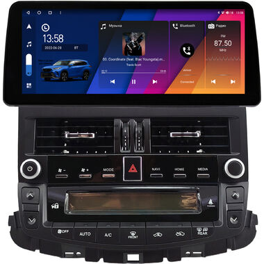 Toyota Crown (S200) 2008-2012 (для авто c монитором и DVD) 12.3 дюйма Canbox H-Line 7815-1726 на Android 10 (4G-SIM, 6/128, DSP, QLed) BMW Style