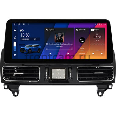 Mercedes-Benz GL (x166), ML (w166) 2011-2016 (Тип 2) 12.3 дюйма Canbox H-Line 7810-2301 на Android 10 (4G-SIM, 8/256, DSP, QLed) BMW Style