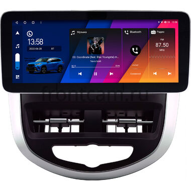 Hyundai Solaris, Accent 4 2010-2019 12.3 дюйма Canbox H-Line 7862-0502 на Android 10 (4G-SIM, 6/128, DSP, QLed) Mercedes Style