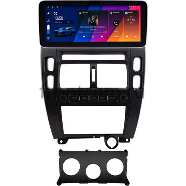 Hyundai Tucson 2004-2010 (черная) 12.3 дюйма Canbox M-Line 7712-0584 на Android 10 (4G-SIM, 2/32, DSP, QLed) Mercedes Style