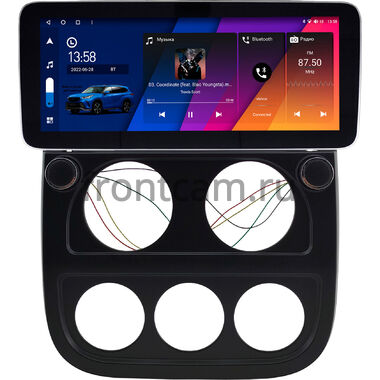Jeep Liberty (Patriot), Compass 2010-2016 12.3 дюйма Canbox H-Line 7860-0593 на Android 10 (4G-SIM, 4/32, DSP, QLed) Mercedes Style