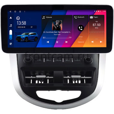 Hyundai Solaris, Accent 4 2010-2019 12.3 дюйма Canbox H-Line 7861-0781 на Android 10 (4G-SIM, 4/64, DSP, QLed) Mercedes Style