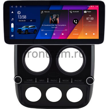 Jeep Liberty (Patriot), Compass 2010-2016 12.3 дюйма Canbox H-Line 7860-0821 на Android 10 (4G-SIM, 4/32, DSP, QLed) Mercedes Style