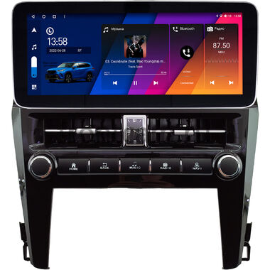 Toyota Camry XV55 2014-2018 12.3 дюйма Canbox H-Line 7860-0823 на Android 10 (4G-SIM, 4/32, DSP, QLed) Mercedes Style