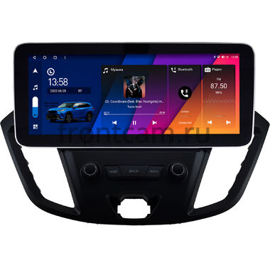 Ford Tourneo Custom, Transit Custom 2012-2024 12.3 дюйма Canbox M-Line 7712-0962 на Android 10 (4G-SIM, 2/32, DSP, QLed) Mercedes Style