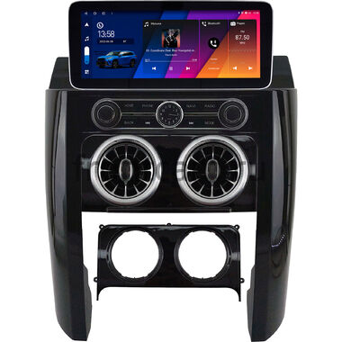 Land Rover Discovery 3 2004-2009 (черная, глянцевая) 12.3 дюйма Canbox H-Line 7860-0969 на Android 10 (4G-SIM, 4/32, DSP, QLed) Mercedes Style