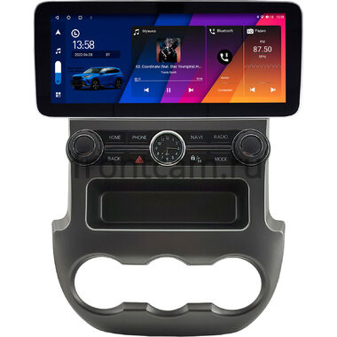 Ford Ranger 3 2011-2015 (серая) 12.3 дюйма Canbox M-Line 7712-0983 на Android 10 (4G-SIM, 2/32, DSP, QLed) Mercedes Style