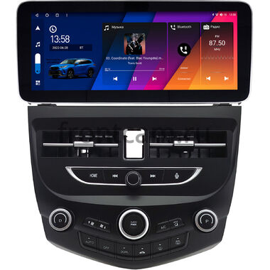 Honda Accord 7 2002-2008 12.3 дюйма Canbox H-Line 7860-1415 на Android 10 (4G-SIM, 4/32, DSP, QLed) Mercedes Style