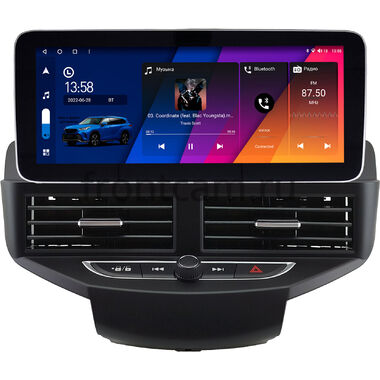 Ford Fiesta (Mk6) 2008-2019 (черная) 12.3 дюйма Canbox H-Line 7860-1539 на Android 10 (4G-SIM, 4/32, DSP, QLed) Mercedes Style