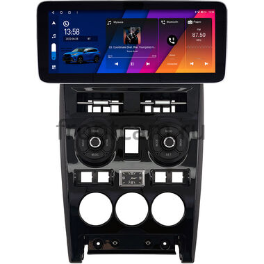 Lada Priora 2007-2013 (черная, глянцевая) 12.3 дюйма Canbox H-Line 7862-1632 на Android 10 (4G-SIM, 6/128, DSP, QLed) Mercedes Style