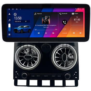 Volkswagen Touareg 2002-2010 (матовая) 12.3 дюйма Canbox H-Line 7860-1641 на Android 10 (4G-SIM, 4/32, DSP, QLed) Mercedes Style