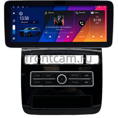 Volkswagen Touareg 2 2010-2018 (для авто с RCD 550) 12.3 дюйма Canbox H-Line 7861-1665 на Android 10 (4G-SIM, 4/64, DSP, QLed) Mercedes Style