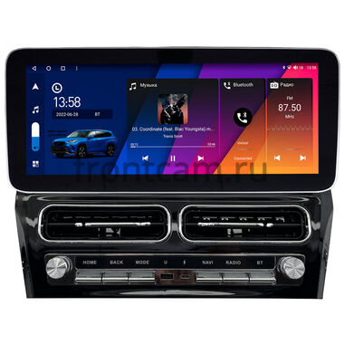 Toyota Camry XV50 2011-2014, Camry XV55 2014-2018 (вид 1)  12.3 дюйма Canbox H-Line 7862-1672 на Android 10 (4G-SIM, 6/128, DSP, QLed) Mercedes Style