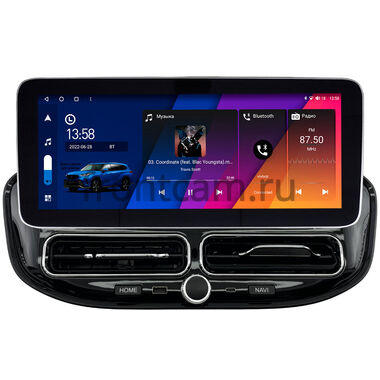 Lada Vesta (NG) 2022-2026, Aura 2024-2026 12.3 дюйма Canbox H-Line 7863-1685 на Android 10 (4G-SIM, 8/256, DSP, QLed) Mercedes Style