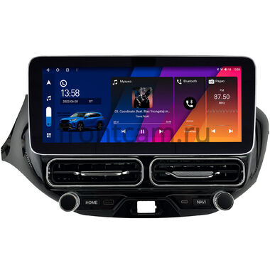 Lada Vesta SW Cross, Vesta 2015-2022 (для авто без Enjoy, Вид 3)  12.3 дюйма Canbox H-Line 7860-1687 на Android 10 (4G-SIM, 4/32, DSP, QLed) Mercedes Style