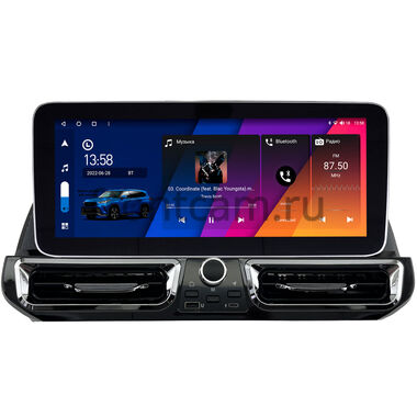 Jeep Grand Cherokee 4 (WK2) 2013-2022 (Тип B)  12.3 дюйма Canbox H-Line 7861-1690 на Android 10 (4G-SIM, 4/64, DSP, QLed) Mercedes Style