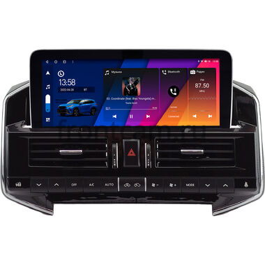 Toyota Land Cruiser 200 2010-2012 (Тип C, can BSJ)  12.3 дюйма Canbox M-Line 7713-1728 на Android 10 (4G-SIM, 4/64, DSP, QLed) Mercedes Style