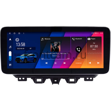 Hyundai Tucson 3 (2018-2021) 12,3 дюйма Canbox H-Line 7860-3020 на Android 10 (4G-SIM, 4/32, DSP, QLed) Mercedes Style