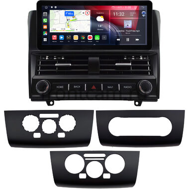 Nissan Tiida 2004-2013 (Тип 2, цвет черный) 10.25 дюйма Canbox GTR-4025-0592 на Android 10 (CarPlay, 4/64, DSP, QLed) Audi Style