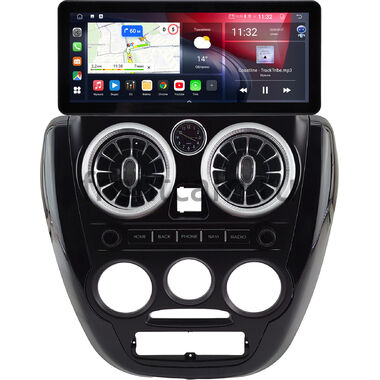 Lada Granta, Granta Sport 2011-2018, ВИС 2349 2013-2017 (черная, матовая) 10.25 дюйма Canbox GTR-4025-0873 на Android 10 (CarPlay, 4/64, DSP, QLed) Audi Style