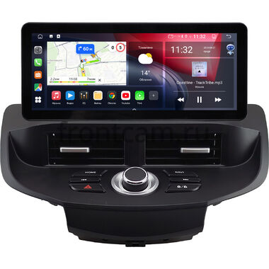 Ford Fiesta (Mk6) 2008-2019 (черная) 10.25 дюйма Canbox GTR-4025-0947 на Android 10 (CarPlay, 4/64, DSP, QLed) Audi Style