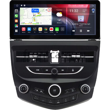 Honda Accord 7 2002-2008 10.25 дюйма Canbox GT-4025-1415 на Android 10 (CarPlay, 2/32, DSP, QLed) Audi Style