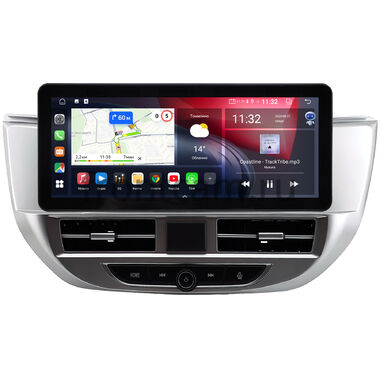 Hyundai Tucson 3 2015-2018 (серебряная, левый руль) 10.25 дюйма Canbox GT-4025-1541 на Android 10 (CarPlay, 2/32, DSP, QLed) Audi Style