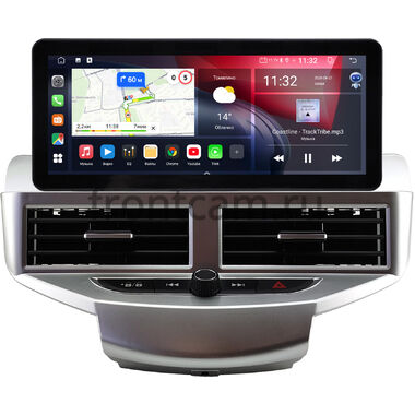 Ford Fiesta (Mk6) 2008-2019 (серебряная) 10.25 дюйма Canbox GTR-4025-1553 на Android 10 (CarPlay, 4/64, DSP, QLed) Audi Style