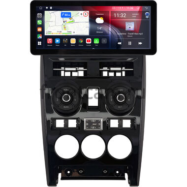 Lada Priora 2007-2013 (черная, глянцевая) 10.25 дюйма Canbox GT-4025-1632 на Android 10 (CarPlay, 2/32, DSP, QLed) Audi Style