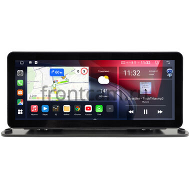 Магнитола 10.25 дюйма Canbox GTR-4025-2000 на Android 10 (4G-SIM, 8/256, DSP, QLed) (для установки на торпедо грузовика, автобуса и другого коммерческого транспорта) Audi Style