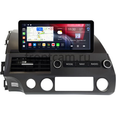 Honda Civic 8 4D 2005-2012 (левый руль, седан) 10.25 дюйма Canbox GTR-4025-2059 на Android 10 (CarPlay, 4/64, DSP, QLed) Audi Style