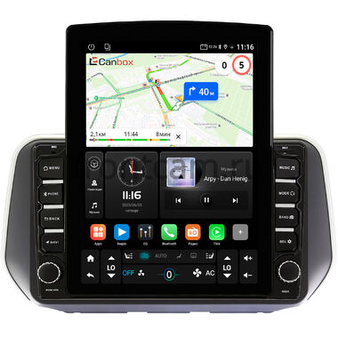 Hyundai Santa Fe 4 2018-2021 Canbox GT095-10-1137 на Android 10 (QLed, 2/32, DSP, CarPlay)