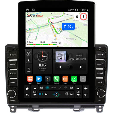 Honda Fit 3 2013-2020 (левый руль) Canbox GT095-10-1187 на Android 10 (QLed, 2/32, DSP, CarPlay)