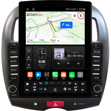 Citroen C4 AirCross 2012-2017 Canbox GT095-10-1213 на Android 10 (QLed, 2/32, DSP, CarPlay)