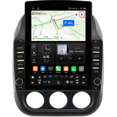 Jeep Compass, Liberty (Patriot) 2009-2016 Canbox GT095-10-810 на Android 10 (QLed, 2/32, DSP, CarPlay)