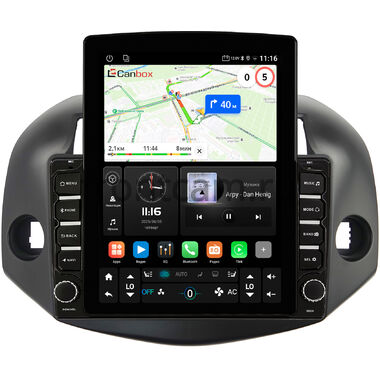 Toyota RAV4 3 (XA30) 2005-2016 Canbox GT095-1001 на Android 10 (QLed, 2/32, DSP, CarPlay)