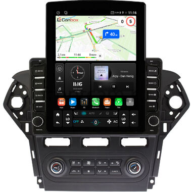 Ford Mondeo 4 2010-2014 Canbox GT095-1018 встроенный климат на Android 10 (QLed, 2/32, DSP, CarPlay)