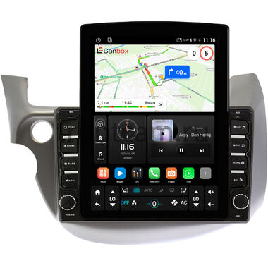 Honda Jazz 2 2008-2014 Canbox GT095-1067 на Android 10 (QLed, 2/32, DSP, CarPlay)