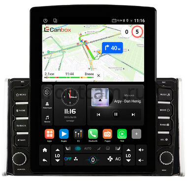 Toyota RAV4 5 (XA50) 2018-2026, Wildlander 2020-2025 (левый руль) Canbox GT095-1097 на Android 10 (QLed, 2/32, DSP, CarPlay)
